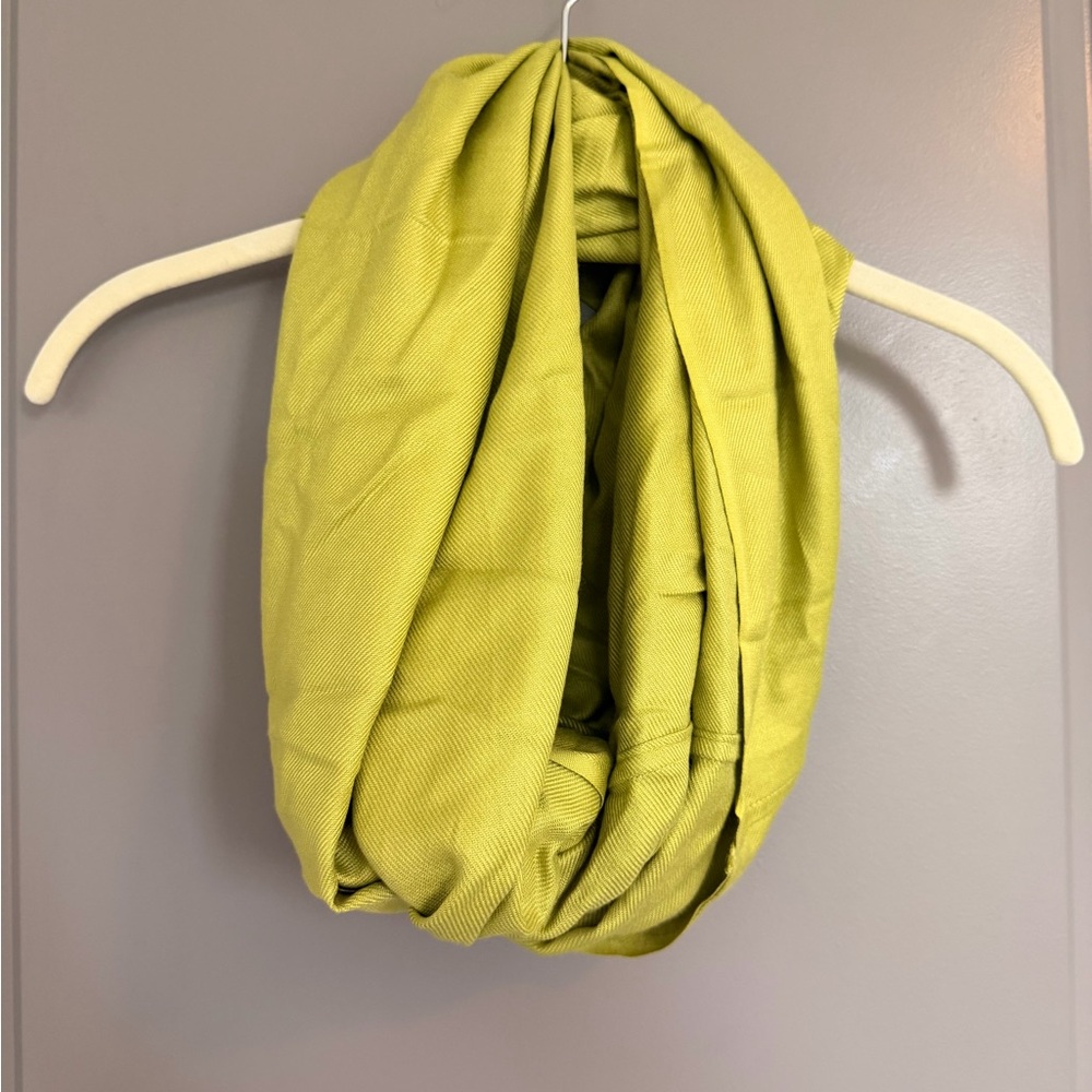 Lime Green Infinity Scarf